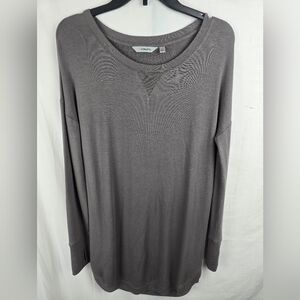 Athleta Charcoal Long Sleeve Tunic Dress Sz MP